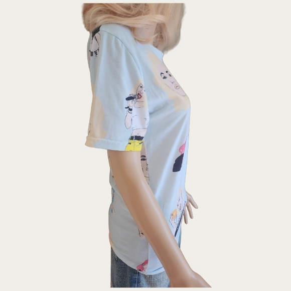 Y2K Rare Vanilla Swirl Gwen Stefani Tee, Sz S, EUC - Picture 4 of 12